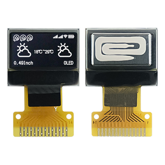 0.49 Inch OLED Display 64*32 Low Power Consumption Fast Response LCD WK-OLED04906432-01