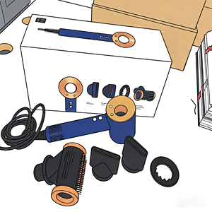 Nuevos modelos de secadores de pelo de alta velocidad: HD08/HD15/HS08/HS05/HD16/HT01. Secador de pelo con motor de corriente continua y temperatura constante. Venta al por mayor de fábrica - Product Image 1