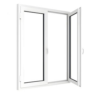 Fenêtres à battant en PVC Double vitrage Prix de fenêtre <span class=keywords><strong>réfractaire</strong></span> en acier plastique économe en énergie - Product Image 4