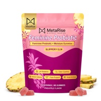 Gummies Probiotiques Véganes pour Femmes, Marque Blanche, à l'Extrait de Fleurs, Mélange Féminin qui Favorise l'Équilibre du pH et l'Hydratation (Vente en Gros)