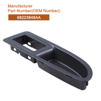 Couvercle de panneau de commutateur de fenêtre de poignée de porte latérale avant droite 68223848AA pour Dodge Avenger 2011-2014