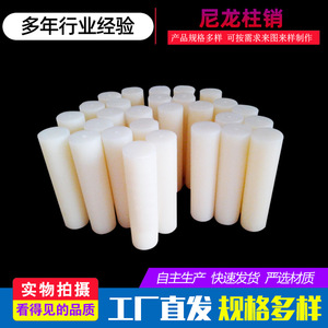 Nylon <b>Pin</b> Cylindrical Beige Plastic General Use Multiple Sizes - Product Image 3
