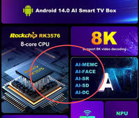 Android TV Box Global 4K UHD HDR10+ con WiFi de Doble Banda, Google Play y Actualización OTA