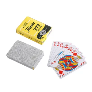 azul carta de baralho Suppliers-Personalizada de fábrica preço de atacado cartão de poker jogando cartas impressão Azul núcleo de papel Espanha