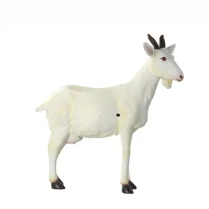 Realistic Goat Statue Resin Sheep Figurines Sculpture Animal Resin Garden Statues Crafts