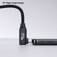 Câble de charge rapide USB-C vers Type-C 48V 240W avec gaine en nylon pour iPhone vers Android