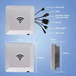 Long Range 9Dbi Circular Antenna RS232 Wiegand Parking Management System UHF Antenna 9dBi Antenna For Car Parking