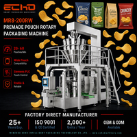 Mesin Pengemas Otomatis ECHO Preamde Pouch Bag untuk Keripik Singkong, Pisang, Kentang, dan Camilan Lainnya