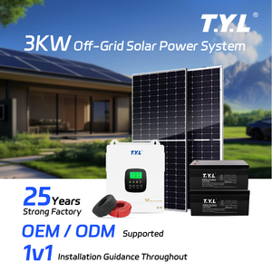 Système d'énergie solaire hors réseau TYL 3KW 5KWH pour climatiseur domestique, réfrigérateur, etc. - Product Image 1