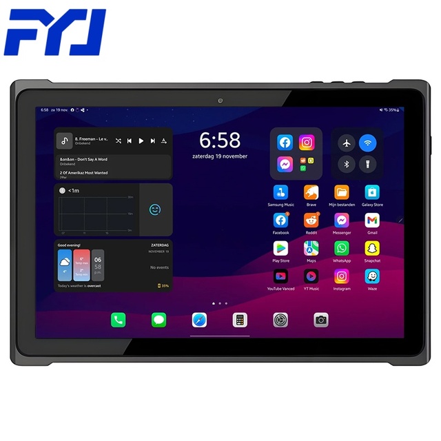FYJ-F9840 Handheld Industrial Tablet PC 8+128GB Lightweight Waterproof Android 14 Rugged Outdoor 9500mAh PDA Tablet Inventory