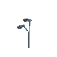 Earphone berkabel perak baru untuk dikirim dengan produk elektronik 3.5mm tipe nirkabel RF