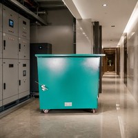 Armoire de contrôle professionnelle pour raccordement au réseau 380V 400V 3P5W Classe 0.5 Isolation 2kV pour alimentation critique de centre de données hospitalier
