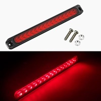 Auto-Rücklicht 15 LED-Streifen Seitenleuchte 12V 24V LKW-Boots-Wohnmobil-Zubehör Blinkende Warnsignalleuchte