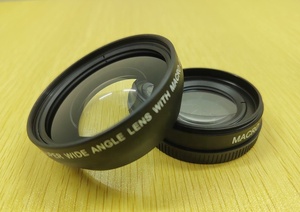 Lente de cámara universal de 52 mm con interfaz de 52 mm, macro gran angular sin distorsión de 0.45X, dos en uno. - Product Image 4