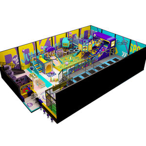 Bettaplay - <span class=keywords><strong>Parque</strong></span> Infantil Interior de 560 Metros Cuadrados con Equipamiento Suave, Piscina de Pelotas Segura, Área de Juegos para Niños, <span class=keywords><strong>Parque</strong></span> Interior para Niños - Product Image 1