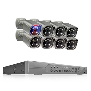 Système de caméra <span class=keywords><strong>Techage</strong></span> 16CH 8MP 5MP POE H.265 4K Détection faciale humaine IP66 Étanche Caméra de surveillance de sécurité nocturne couleur - Product Image 1
