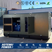Générateur diesel silencieux à faible vibration avec capot 20KW 30KW 50KW 80KW 100KW 150KW pour la construction et l'usage commercial