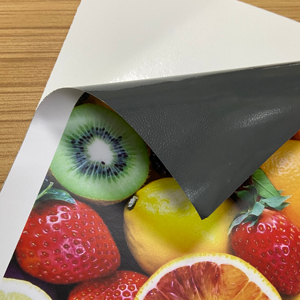 Trắng & grey không thấm nước tự dính PVC xe gói Vinyl Glossy Matte quảng cáo ngoài trời Poster vật liệu - Product Image 1