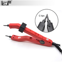 Sharp end C conseils nouveauté JR609 qualité chaleur cheveux connecteur température contrôlable chaleur fer cheveux Extension outils Kit 220C