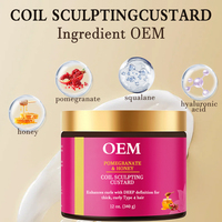Produits de la gamme de soins capillaires à haut rendement revitalisant naturel sans rinçage extrait de grenade au miel lisse non gras pour les cheveux crépus
