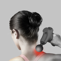 Pistolet de massage électrique portatif, masseur musculaire portable, appareil de thérapie par percussion des tissus profonds pour la relaxation corporelle