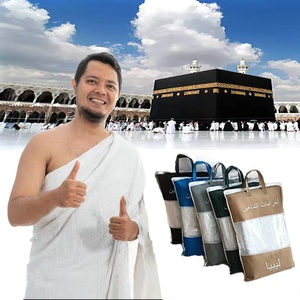 Bộ <span class=keywords><strong>Ihram</strong></span> (eHram) chất liệu microfiber, gồm 2 chiếc, dùng cho <span class=keywords><strong>Hajj</strong></span> và Umrah, kèm dây lưng <span class=keywords><strong>Ihram</strong></span>, sản xuất tại Pakistan. - Product Image 2