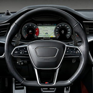100% Real Carbon Fiber Strong Magnetic Paddle Shifters TDD TDD-<b>PS</b>-01 for Audi A6 A7 S6 S7 RS6 RS7 C8 - Product Image 1