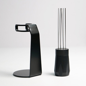 1SET Nouveau produit Ensemble d'aiguilles à café distributeur d'agitateur <span class=keywords><strong>expresso</strong></span> avec support de distributeur de poudre et compacteurs - Product Image 1