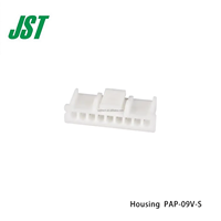 Connecteur fil à carte JST PAP-09V-S série PA, 9 broches, femelle, contact en alliage de cuivre, boîtier en nylon, pas de 2,0 mm, 250 V