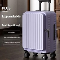 Nouvelle valise multifonctionnelle à ouverture latérale, grande capacité, extensible, avec poignée télescopique, fabrication directe OEM/ODM