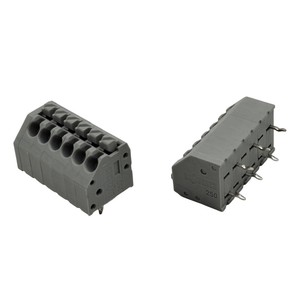 WAGOS 250-206 บล็อกขั้วต่อ PCB แบบกดปุ่ม ระยะห่างระหว่างขา 1.5 มม.2 ระยะห่างระหว่างพิน 3.5 มม. 4 ขั้ว แบบกดเข้า สีเทา WAGOS 250-206 - Product Image 5