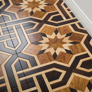 Parquet en bois dur multicouche européen en chêne blanc de qualité E0 E1 IEC62321, étanche, 15 mm, pour restaurant - Product Image 2
