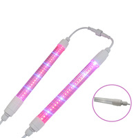 Tubes LED T8 IP65 personnalisables, spectre complet, haute efficacité, possibilité de connecter plusieurs tubes pour la croissance des fruits du dragon et des légumes