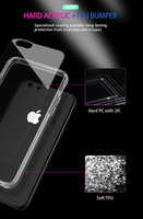 Tschick – coque rigide en acrylique pour iPhone 13 S, 6s, 7, 8 Plus, 6Plus, 8 Plus, 11, 12 Pro, mini, X, XS Max, XR, SE 2, 2020