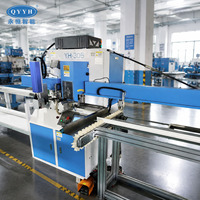 Machine de découpe et de poinçonnage CNC à 45 degrés en alliage d'aluminium avec alimentation automatique pour cadre de grille de climatisation