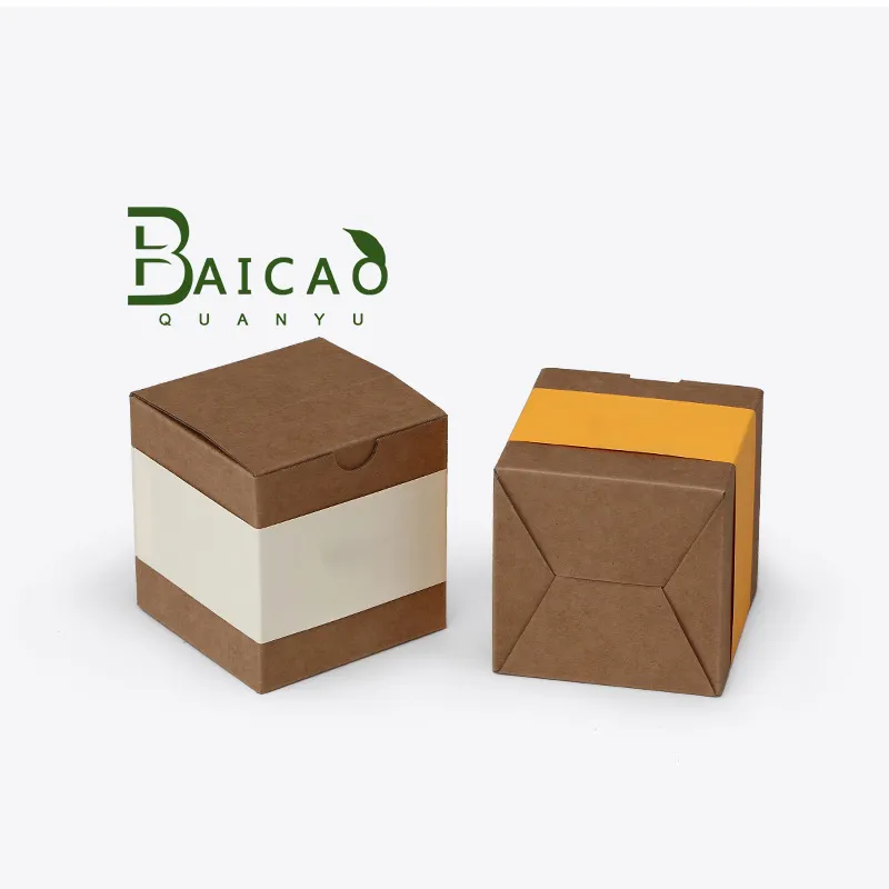 Foldable Small Carton Corrugated Packaging Boxes Custom Paper Shipping Packaging Box Coffee Toy Candle Product Packaging Box