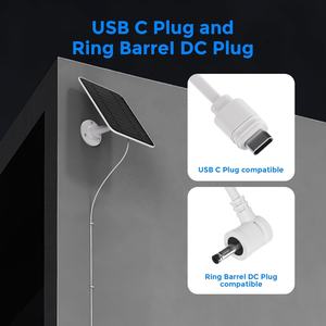 Projecteur <span class=keywords><strong>solaire</strong></span> flexible monocristallin en silicium 6W étanche IP65 pour caméra de sécurité et sonnette <span class=keywords><strong>Arlo</strong></span> Ultra Pro 3 4 - Product Image 5