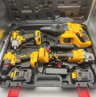 Kit de perceuse sans fil électrique portable LONSLEY 21V/18V avec batterie au lithium, outils électriques