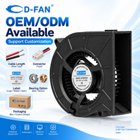Ventilateurs centrifuges DC 93x93x30mm personnalisables avec roulement à manchon sans balais 9330, souffleurs d'air DC 12V/24/48V OEM/ODM