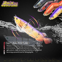 ODS Leurre de pêche articulé Arowana à quatre sections pour la pêche au bar