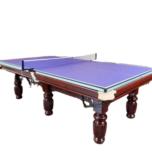 Экономически эффективным твердых пород дерева + высокой плотности ноги 8-мяч 9-шар бильярдный стол