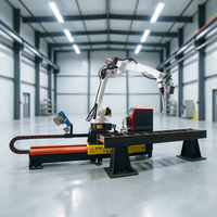 Nouveau Cobot de soudage sur rail au sol JIAXIN pour structure en acier |   Tête de robot de soudage automatisé sur portique 380V/220V, garantie 1 an, longue durée de vie