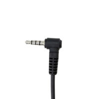 E13K-L G Type Earhook Earpiece 3.5 mm Headset Kabel 100 CM Kompatibel untuk Vertex Linton Yeasu Radio Dua Arah