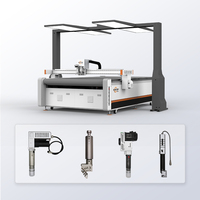 Cortadora Automática de Cama Plana, Plotter para Cortar Cuero, Máquina de Corte con Motor Servo Delta, Equipo de Corte de Patrones