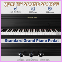 LeGemCharr Music Instrument Piano 88 Keys Piano Keyboard Digital Piano Electronic