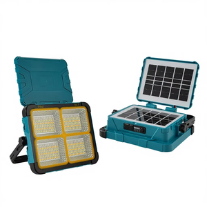 <span class=keywords><strong>Projecteur</strong></span> <span class=keywords><strong>solaire</strong></span> LED haute luminosité, lampe portable pour extérieur et camping d'urgence, corps en ABS, indice de protection IP65 - Product Image 1