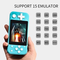 Console portable Q90, écran IPS de 3 pouces, système ouvert double, console de jeu, 16 simulateurs, rétro PS1, cadeau pour enfants, nouveaux jeux 3D