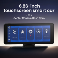 Marca personalizada inalámbrica CarPlay Monitor IPS pantalla Android Auto Touch WIFI FM BT 5,0 cámara de visión trasera reproductor Multimedia AUX