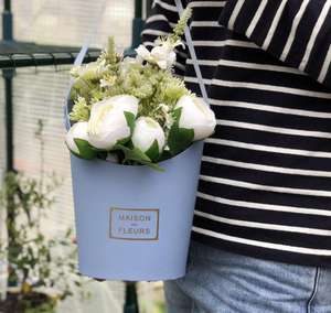 不同颜色的薯条盒形纸花拥抱桶有现货 - Product Image 2