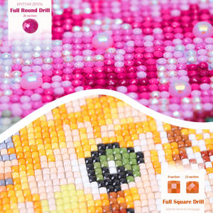 Pour CHENISTORY bricolage diamant peinture 30x40cm/12x16 pouces fleur pleine ronde <span class=keywords><strong>mosaïque</strong></span> paysage mur décor créatif <span class=keywords><strong>loisirs</strong></span> cadre - Product Image 3